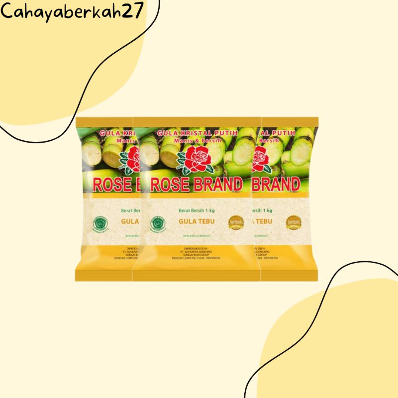 

Gula Rose Brand Gula Pasir Tebu 1Kg
