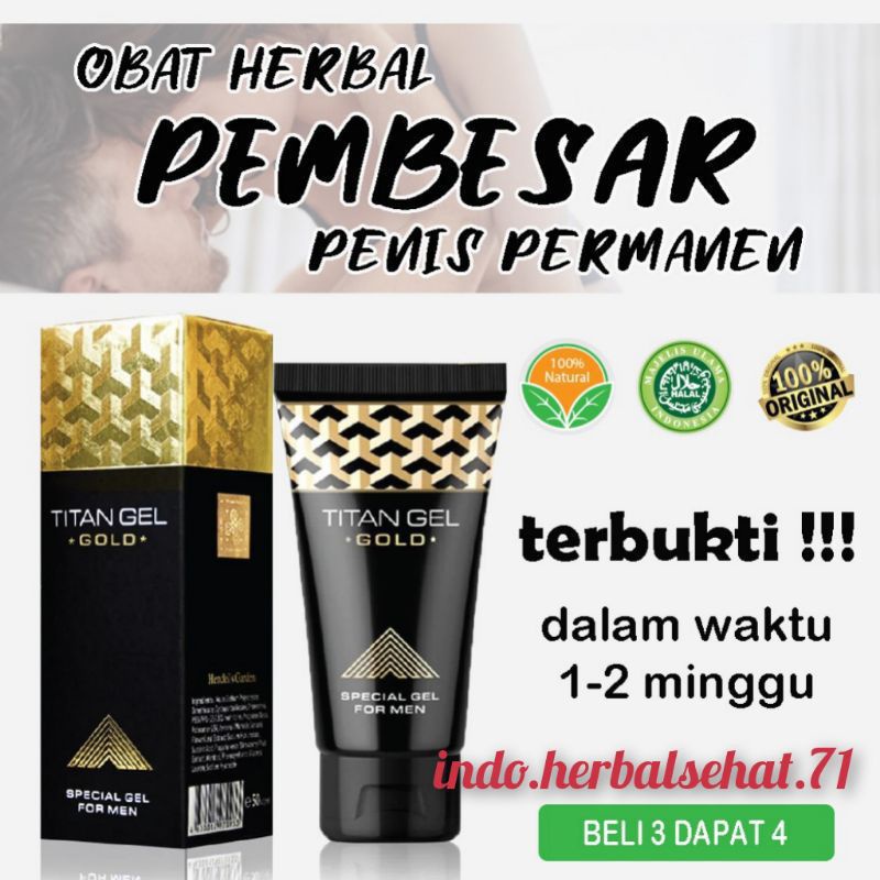TITANS GOLD ASLI ORIGINAL 100% MAKIN BESAR PANJANG DAN TAHAN LAMA
