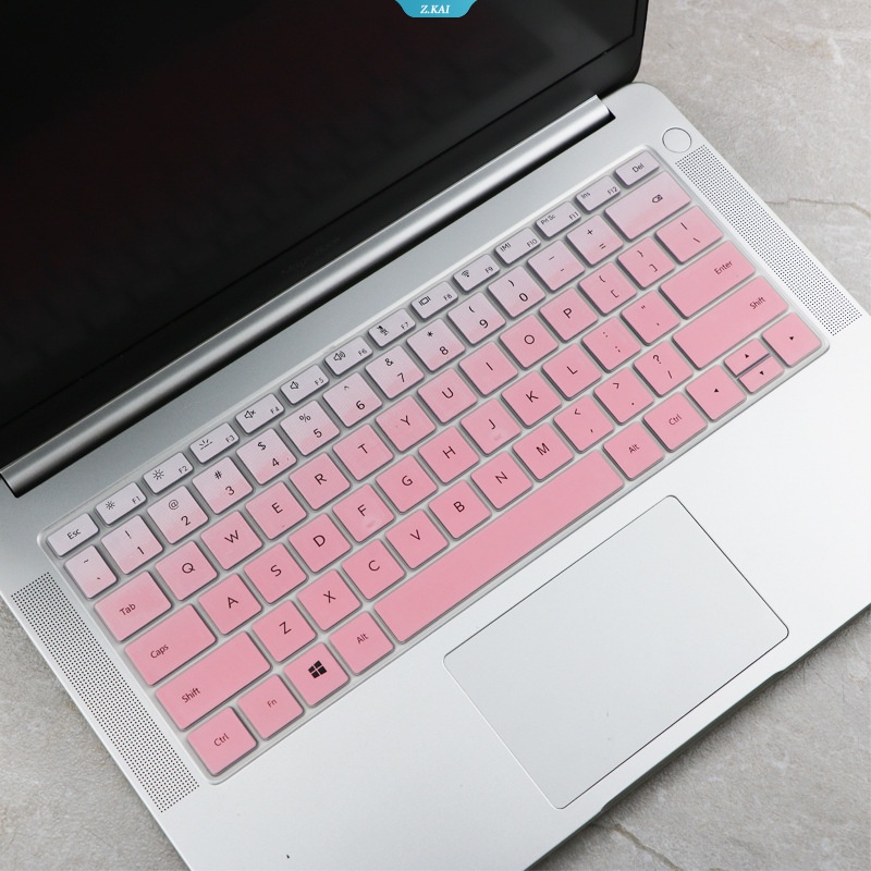 English Silicone Keyboard Cover Suitable for Honor Huawei MateBook D14 inch (AMD) 2018 2019 Notebook D14 14.0 &quot;14 inch Clear waterproof keyboard mask 【 ZK 】