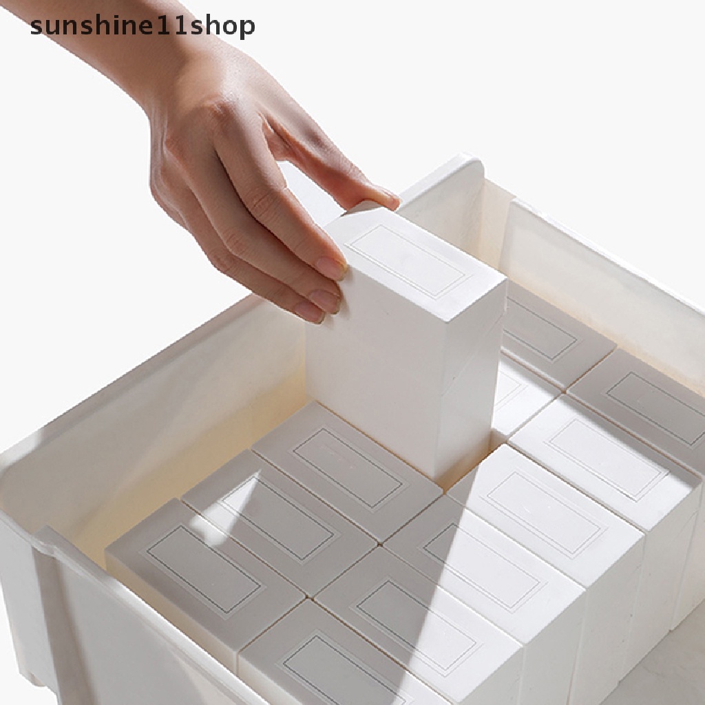 Sho 1Pc Flip Lid Design Storage Case Kotak Penyimpanan Aplikasi Lebar Compact Flip Lid Drawer Sorg Kotak Penyimpanan N