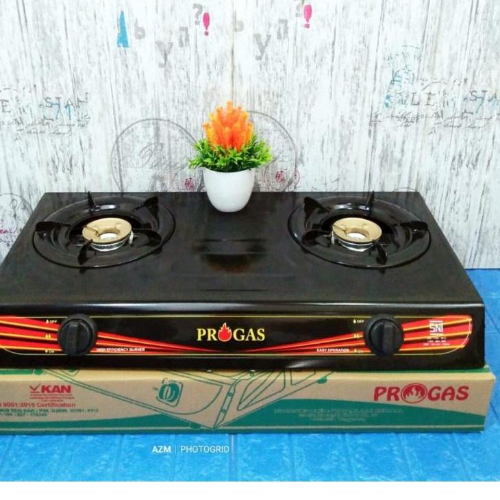 ➩ Kompor Teflon / Kompor 2 tungku PROGAS bukan RINNAI QUANTUM ♡