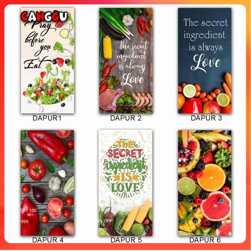 HIASAN DINDING DAPUR BUAH