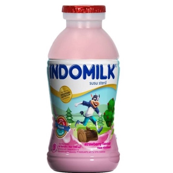 

Indomilk Susu Steril Rasa Stroberi Botol 190ml STRAWBERRY ORIGINAL