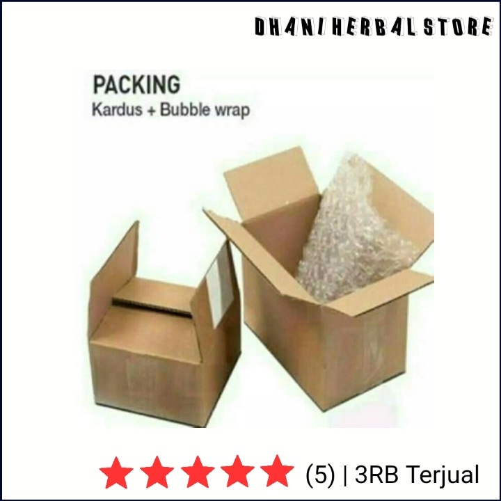 

Dus Packing Tambahan bubble wrap extra