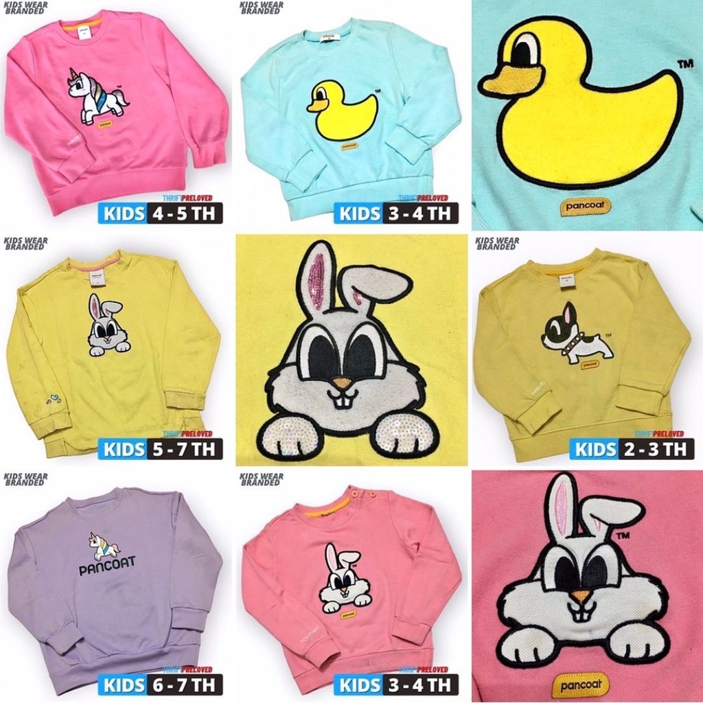PANCOAT KIDS CREWNECK BRANDED ORIGINAL