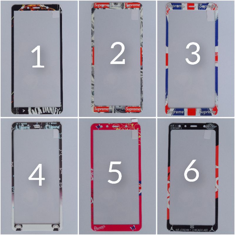 Samsung A7 2018 / A750 Tempered Glass Karakter Gambar