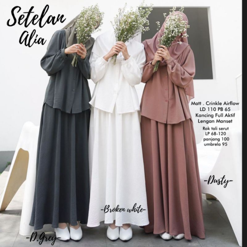 ALIA SETELAN BAJU WANITA TERBARU