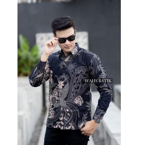 Best Product Baju Batik Pria Lengan Panjang Premium Lapis Furing Asli Solo Sragenan