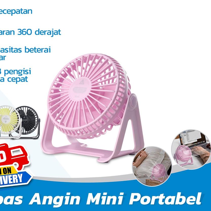 ❂ Kadonio Kipas Mini USB untuk kipas angin meja keeja kipas angin kecil pelajar asrama camping outdo