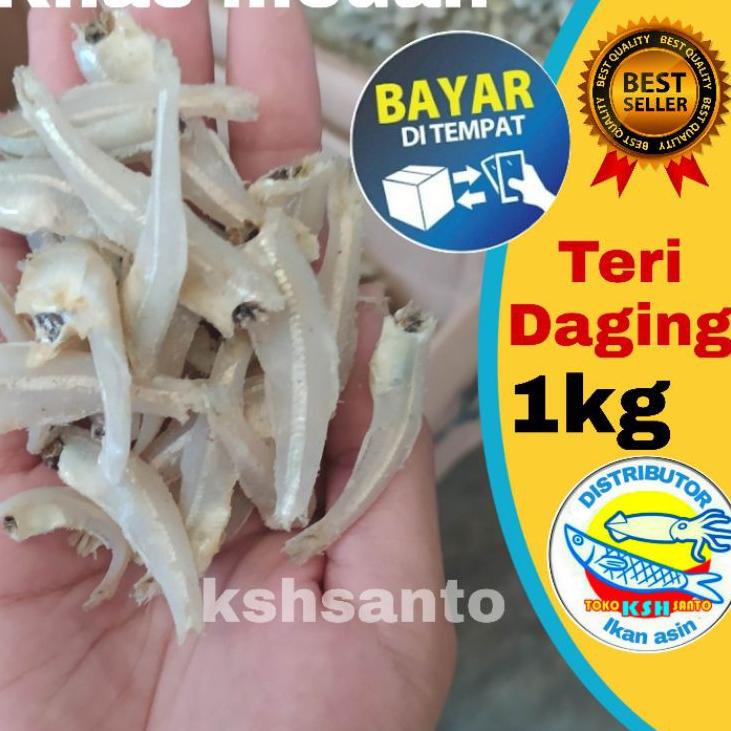 

➼ Ikan asin teri Daging khas medan-1kg ✺