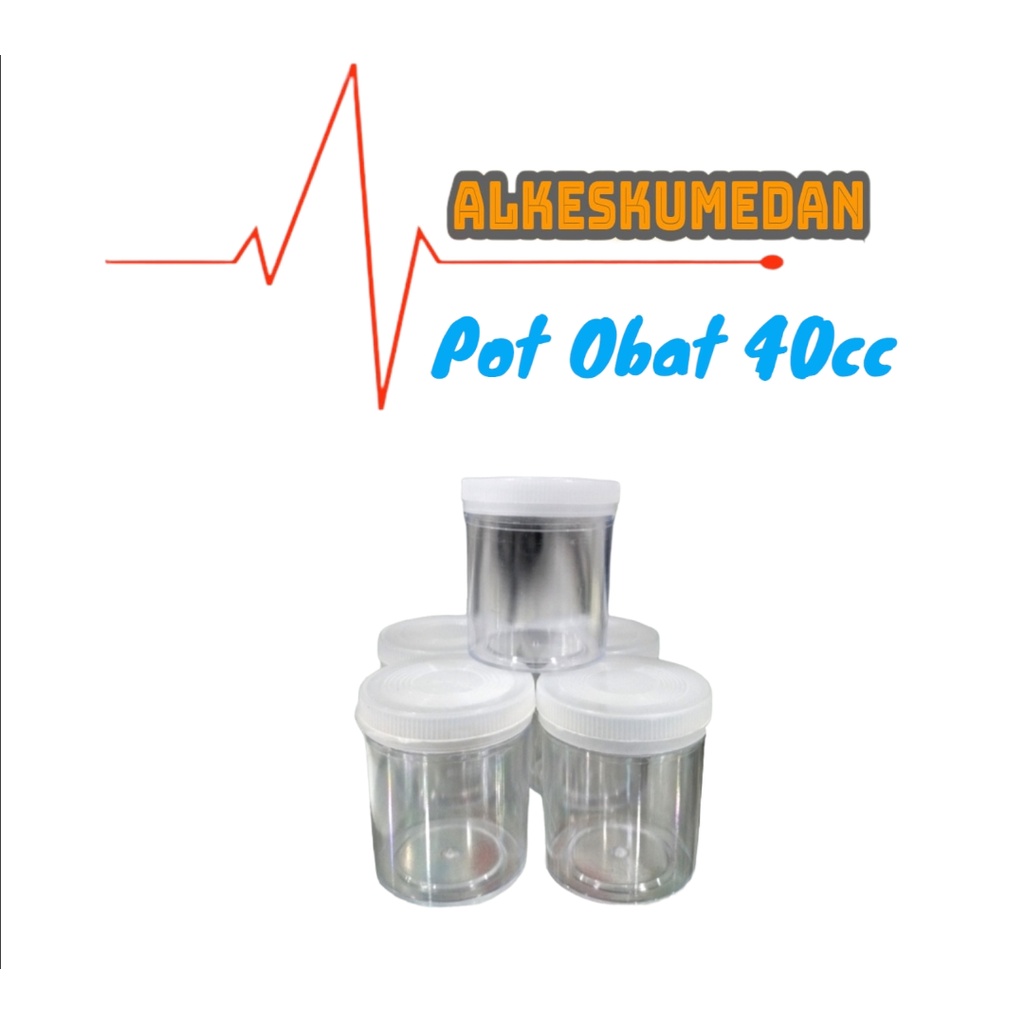 Pot Kosong/Pot Cream Kosong/Pot Obat 40Cc