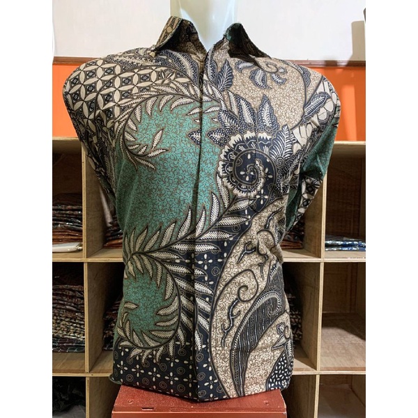 Atasan Kemeja Batik ARTONESIA Pria Dewasa Lengan Panjang M L XL XXL