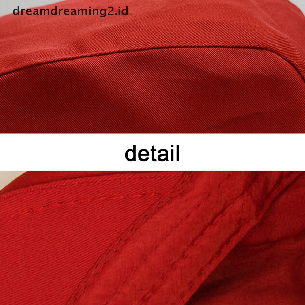 (dream) Topi Baret Pria Fashion Newsboy Driver Solid Katun Cabbie Golf Flat Cap.