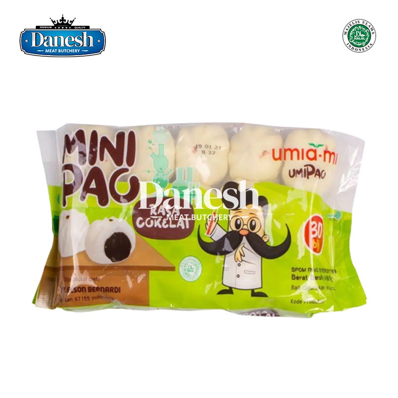 

UMIAMI Minipau Cokelat isi 30 Biji Frozen Food