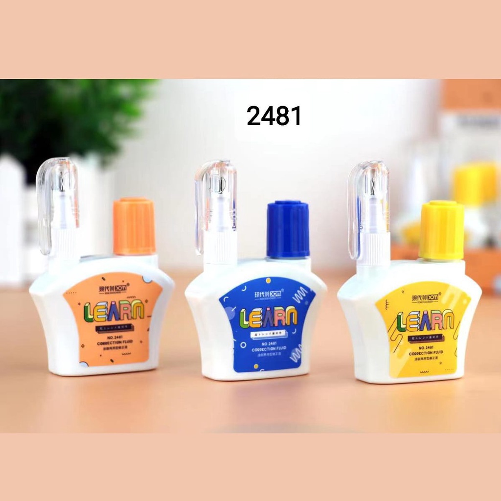 

GG Correction Fluid XDM Kombinasi(Metal Tip+Kuas)(minimal 12)/Tipx/Tipex Cair/Cairan Koreksi/Correction Pen