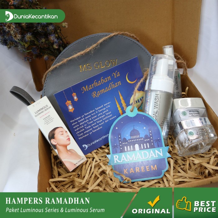 

(COD) Hampers Paket MS Glow Parcel Parsel Hadiah Skincare Set MSGlow - PAKET NODA