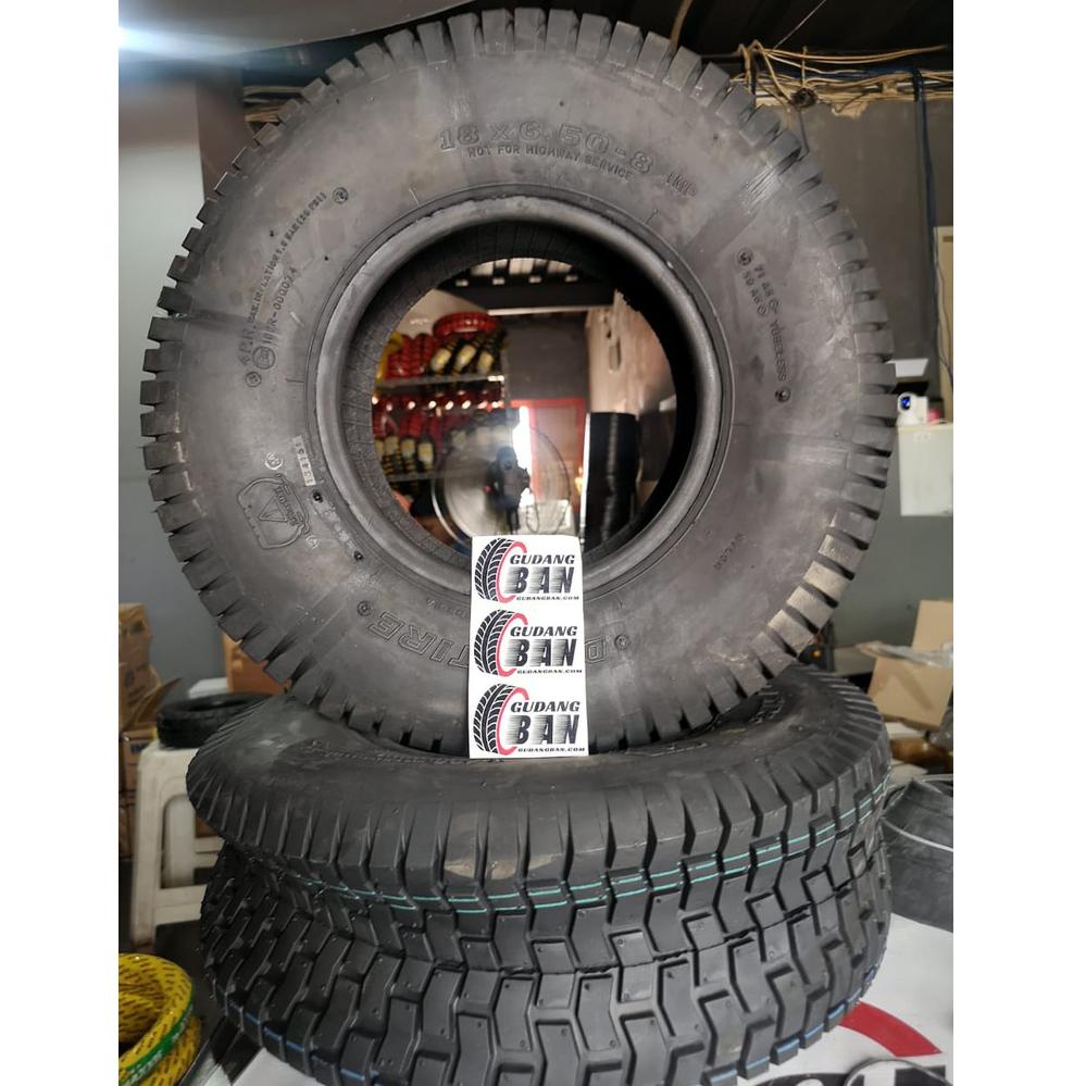 Original ban luar ATV 18 x 6.50 Ring 8 , 18 6.5 8 bisa untuk Buggy Trike Golf modif depan Swallow De