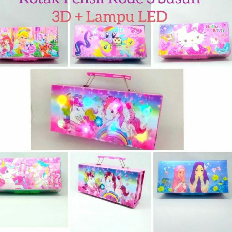 

Pasti Update KOTAK PENSIL KODE 3D LAMPU LED 3 susun 3 MODE NYALA