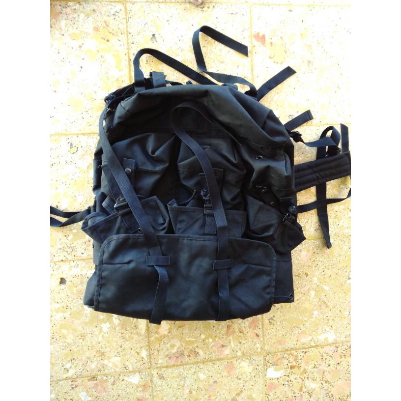 Tictac Ransel Korea Jatah (HITAM) | Ransel Punggung Besar (RESAK) POLRI TNI