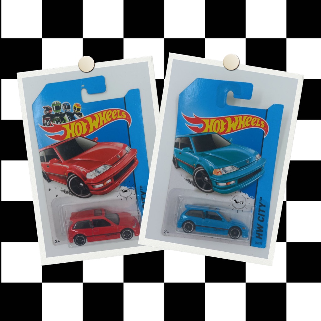Hot Wheels - 1990 Honda Civic EF - Original 100%