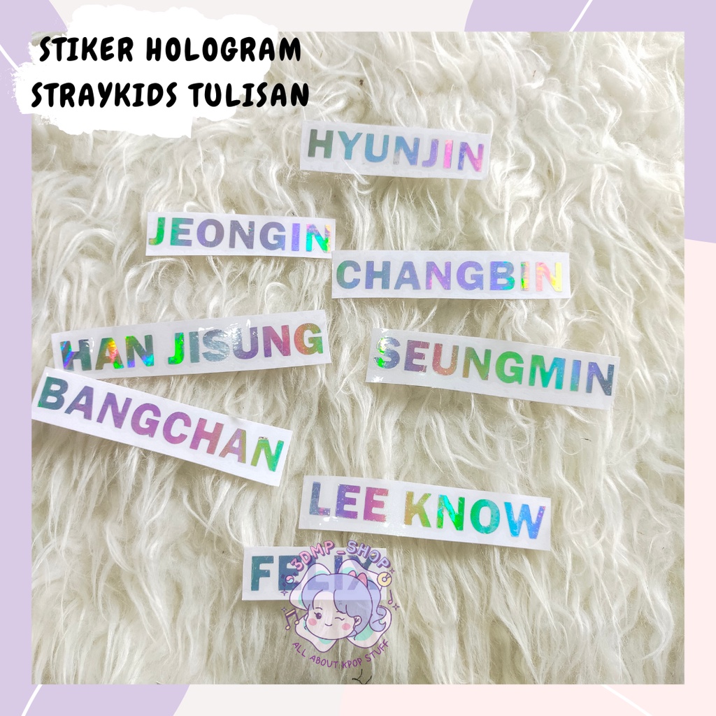 STIKER HOLOGRAM STRAYKIDS