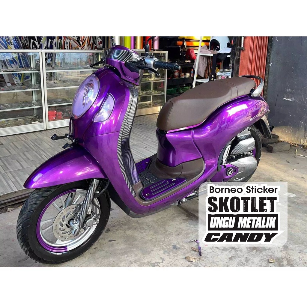 SKOTLET UNGU METALIK CANDY