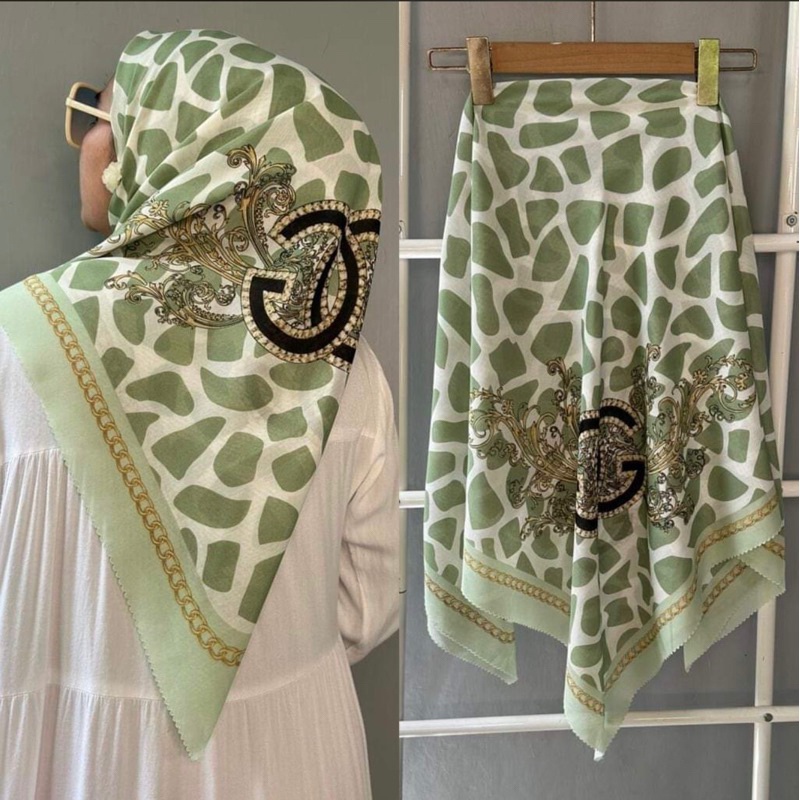 hijab viral segi empat / hijab denay / segi empat denay / denay kw /  segi empat pelangi