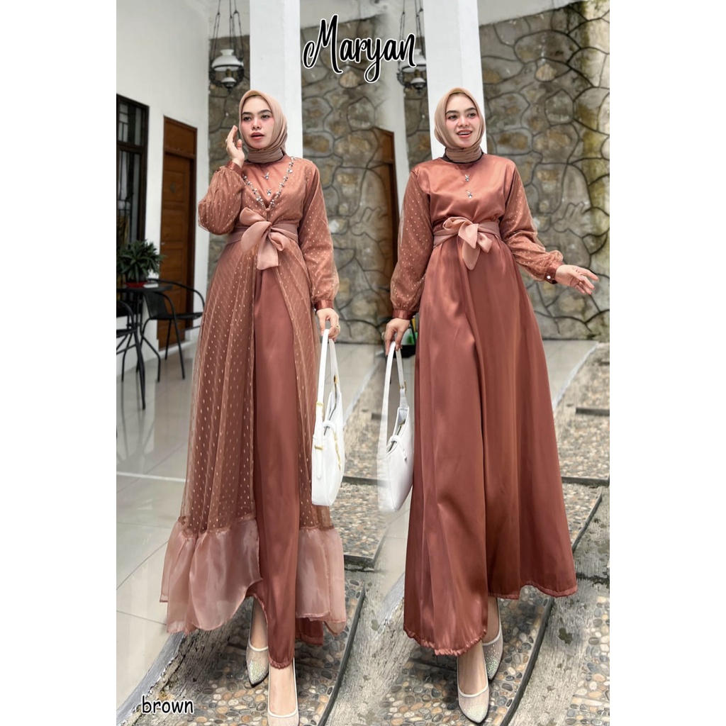 GAMIS PESTA KONDANGAN MARYAN DRESS NIKAHAN LAMARAN TUNANGAN