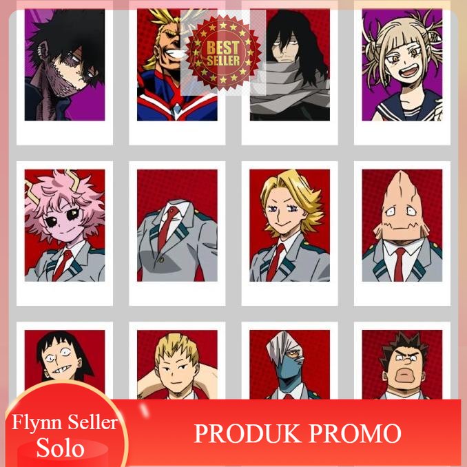 Polaroid Anime Boku no Hero Academia (My Hero Academia) Kode B