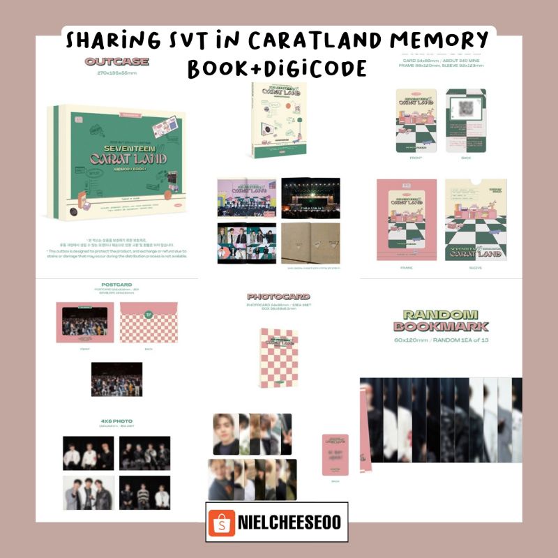 [SHARING] SEVENTEEN IN CARATLAND 2022 MEMORY BOOK+DIGITAL CODE