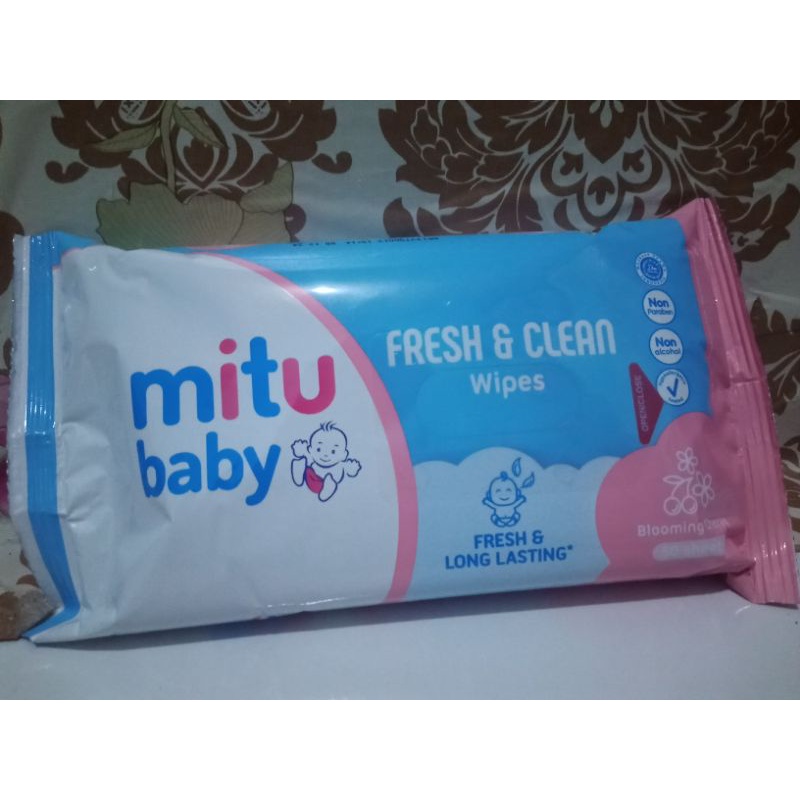 mitu baby fresh clean wipes 50s