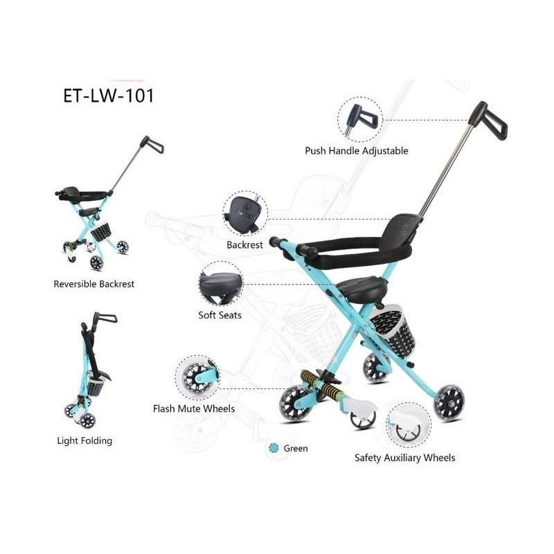 [TERMURAH] STROLLER SEPEDA ANAK MIKROTRIKE EXOTIC ET LW 001/ LW001/ LW001-1/ LW 101 / LW 005 / LW 105