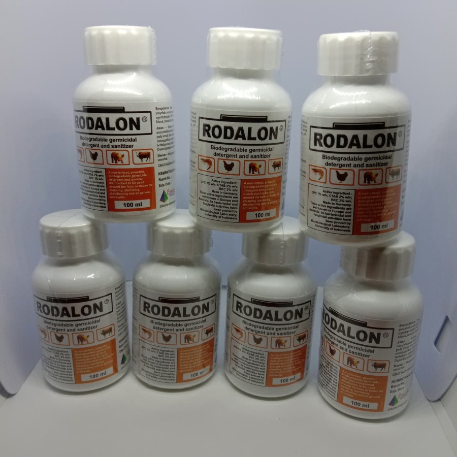Ready Rodalon Kecil Basmi Virus Dll Disinfektan Sangkar Kandang Burung Ayam Kelinci Kucing Reptil
