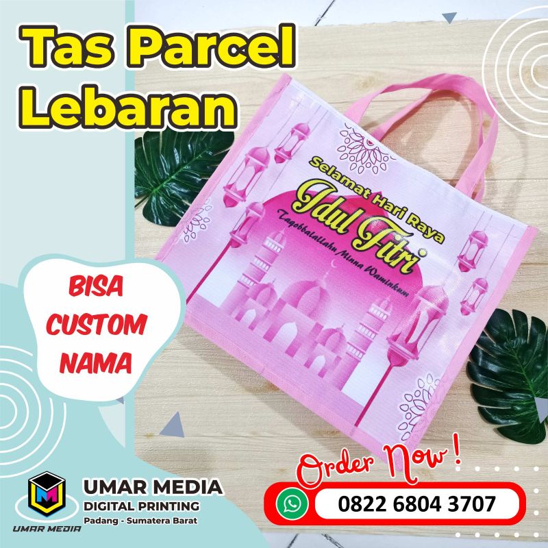 

Spunbond Parcel Lebaran Tas pacel lebaran Bisa Custom