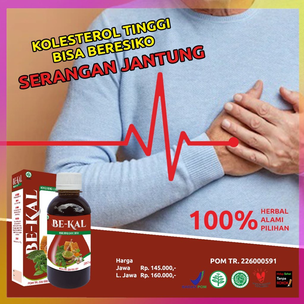 

Madu BEKAL Herbal Kolesterol Darah Tinggi Serangan Jantung Stroke Meningkatkan daya tahan tubuh 280 gram