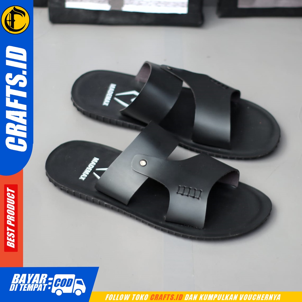 Sandal Selop Pria Sendal Slide Casual Crafts Juha