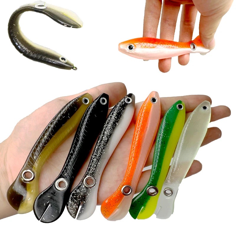 Aksesoris Memancing Silikon Lembut Bionic Fishing Lure Stuff Fishing Gear Bass Lures Untuk Bass Pike Memancing Umpan Buatan Realistis Bergerak Memancing Atraktan Loach Kecil Umpan