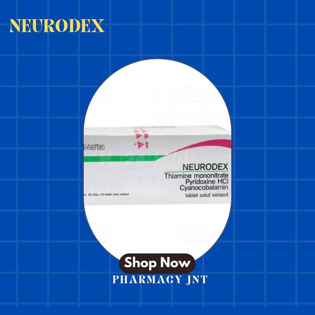 NEURODEX  VITAMIN SARAF B KOMPLEKS / BOX ISI 200 TABLET