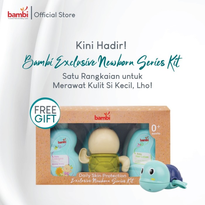 BAMBI Exclusive Newborn Series Kit Gift Set Baby Kado Kelahiran Bayi