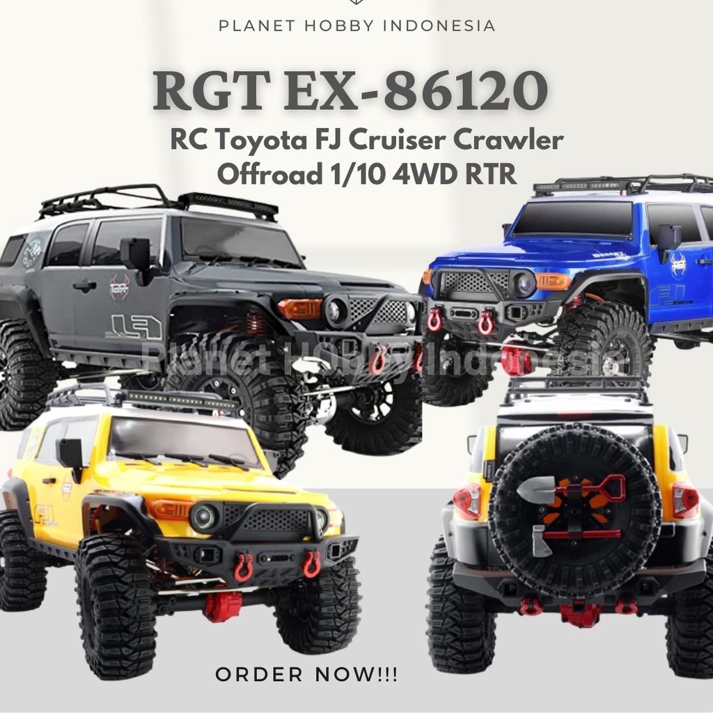 RC RGT EX86120 EX-86120 86120 RC Car Toyota FJ Cruiser Crawler Offroad RTR 1/10 4WD RGT CAR