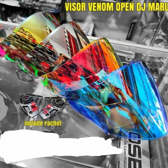 Kaca Visor Venom Dj maru Galaxy - Visor venom kyt merk Norisk