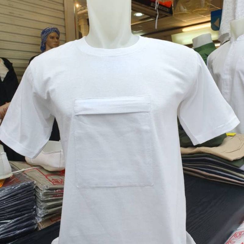 Kaos Oblong/kaos polos/kaos haji umroh/kaos putih
