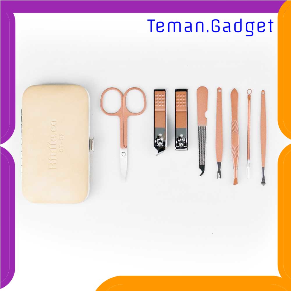 TG - PRW Gunting Kuku Nail Art Set Manicure Pedicure 8 PCS - CT02