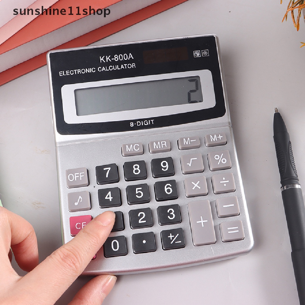 Sho Kalkulator Grosir Pabrikan Baru KK-800A Metal Desktop Font Wide Calculator N