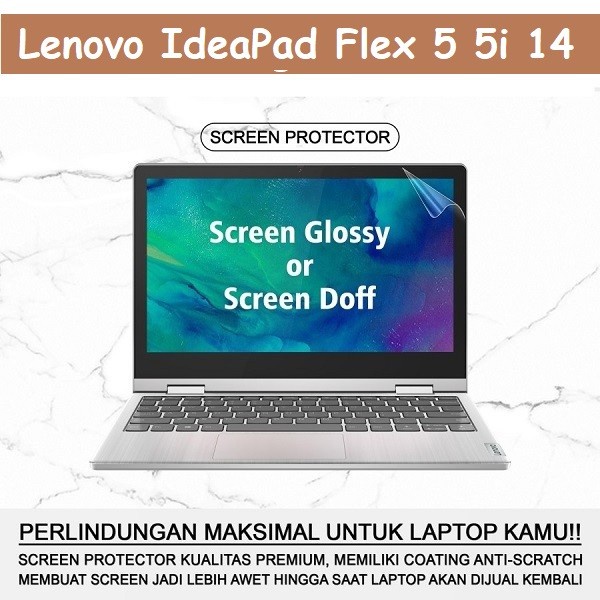 Terlaris Lenovo Ideapad Flex 5 5I Screen Guard Clear Matte Anti Glare Antigores