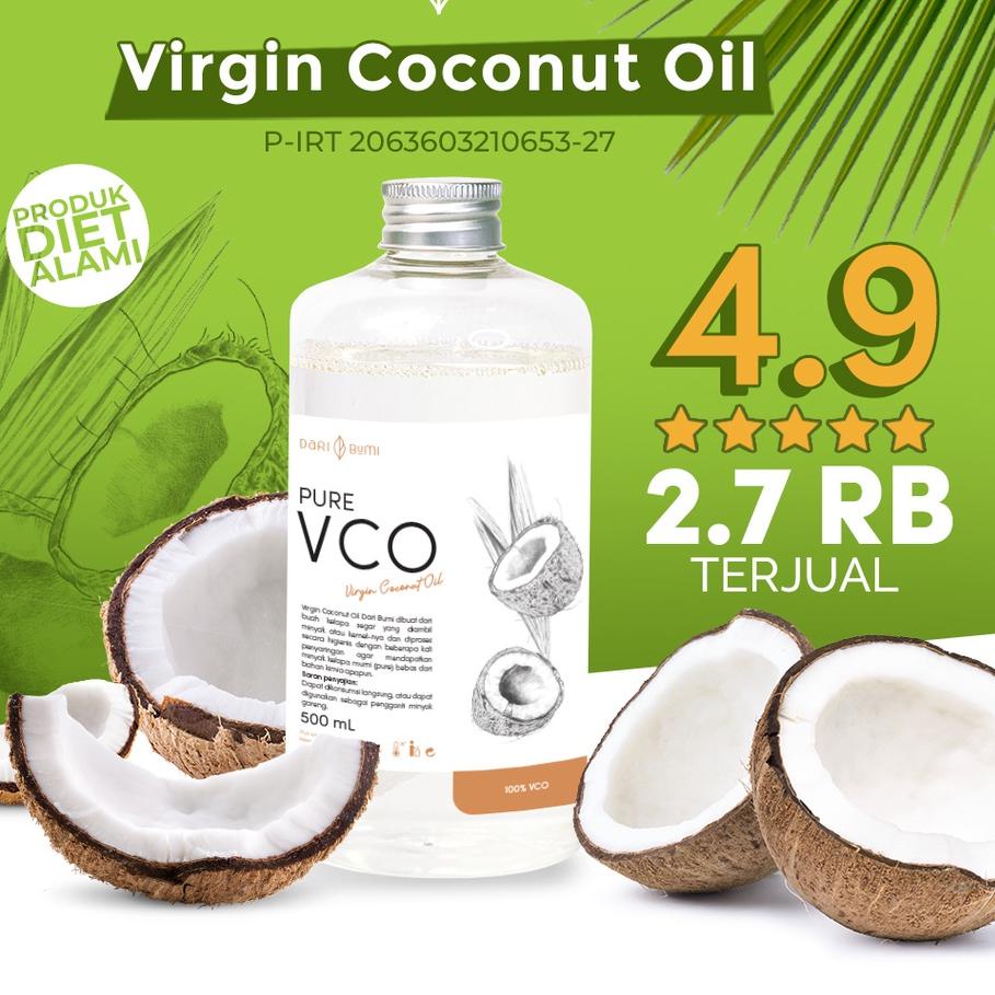 

❄ 500 ml daribumi Premium Pure Minyak Kelapa Murni ♦