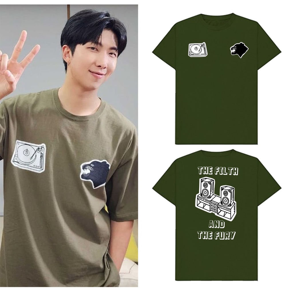 Kaos bangtan RM Kaset Radio Wolf