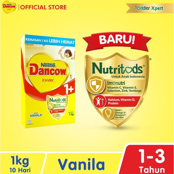 Nestl DANCOW 1+ Vanila Susu Anak 1-3 Tahun Box 1Kg