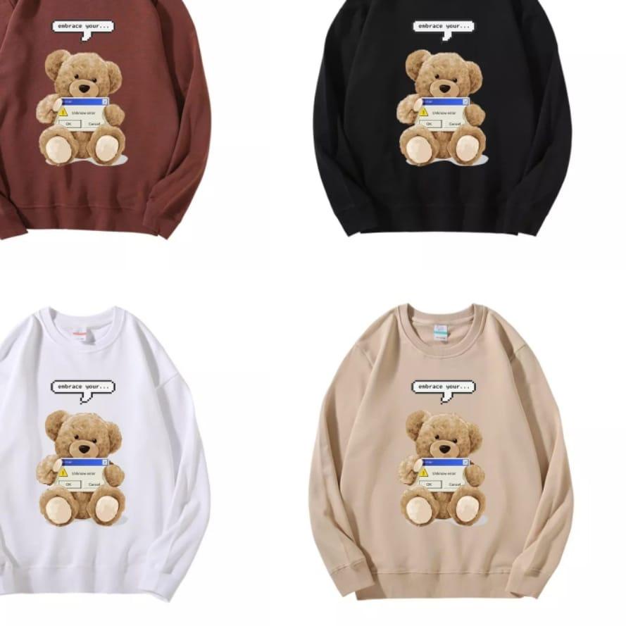 ☉ FC - SWEATER EMBRACE YOUR TEDDY BEAR // Sweater Oversize Teddy Bear ✽