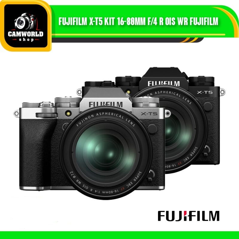 FUJIFILM X-T5 kit 16-80mm f/4 R OIS WR Fujifilm XT5 X T5 XT-5
